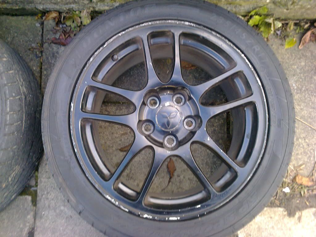 Black Enkei Alloy Wheels Evo 9 Driftworks Forum